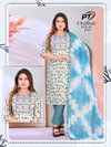 Chulbuli 1011 To 1020 By Pt Cotton Kurti With Bottom Dupatta Wholesale Price In Surat